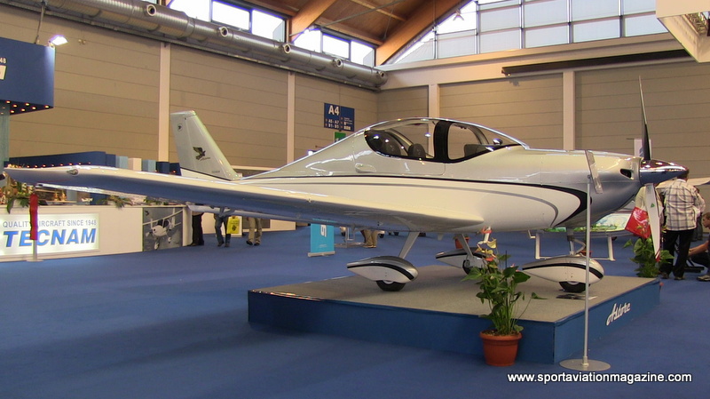 Astore, TECNAM Aircraft unveils the Astore all metal low wing light sport aircraft, Sport Aviation Magazine.