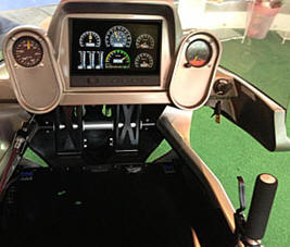 GreenWing e - Spyder electric  light sport aircraft instrument panel.