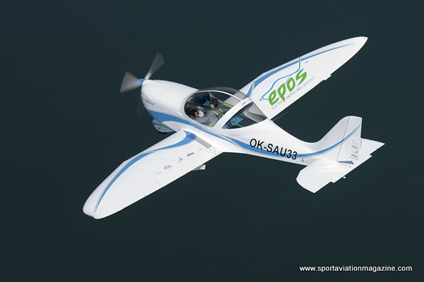Evektor Aircraft, Evektor EPOS, Evektor electric powered EPOS light sport aircraft, Sport Aviation Magazine.