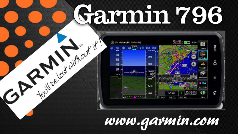 Garmin Aera 796 GPS with XM weather Sport Aviation Magazine.