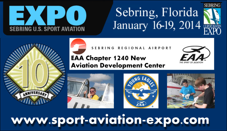 U.S. Sport Aviation Expo Sebring Florida, Sport Aviation Magazine.