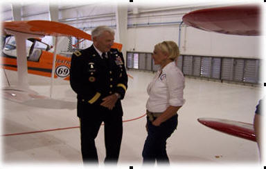 General Jackson, and three- time world aerobatic champion Patty Wagstaff, were on scene at the Renegade facility to check out the new Speed Cruisers and give their invaluable input on the project.
